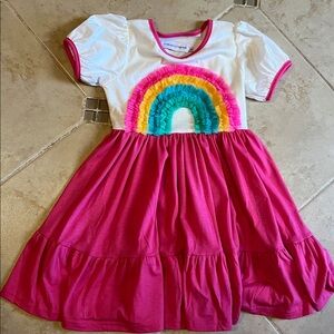 Gorgeous the Fox Pink Rainbow Dress